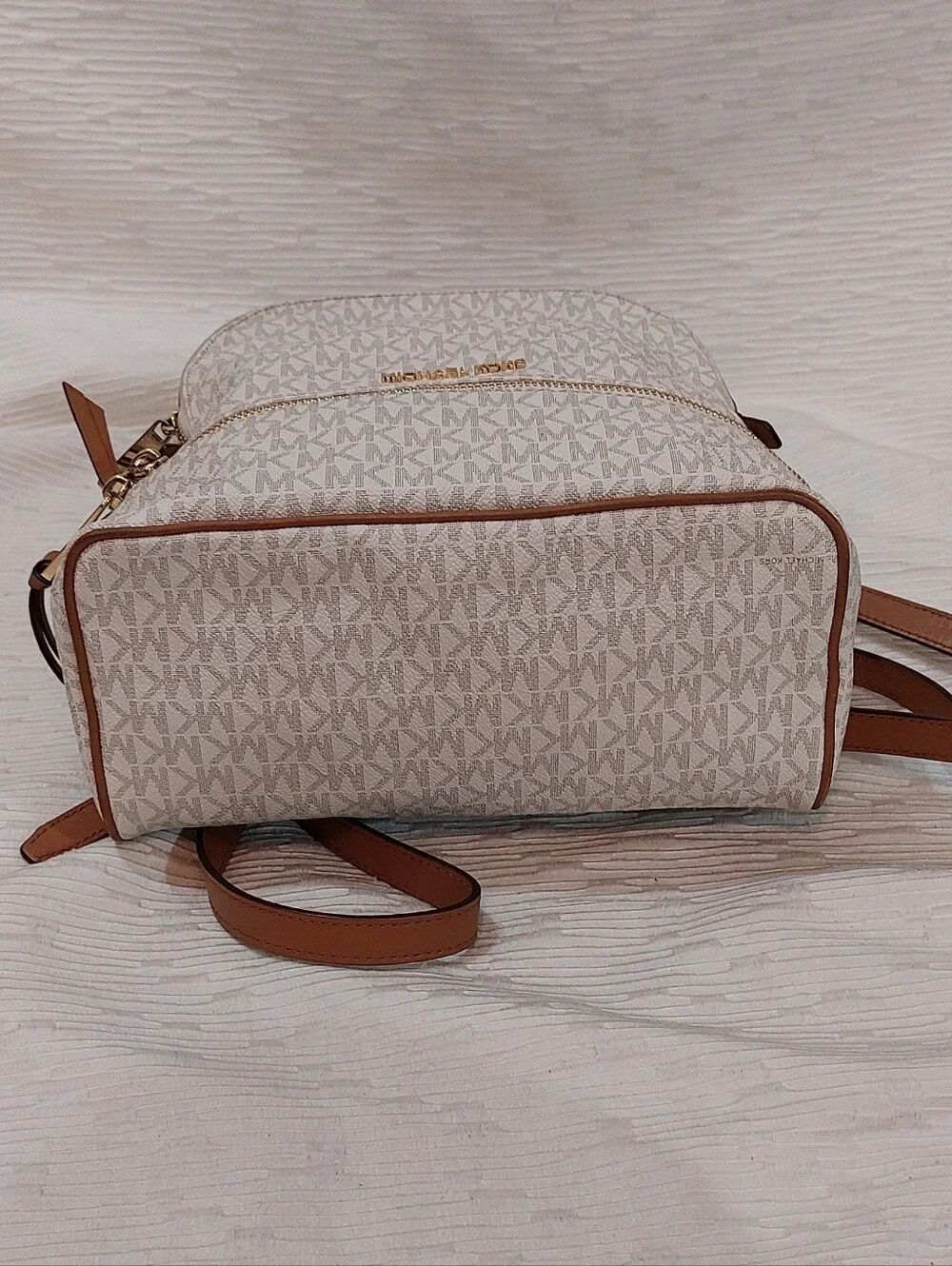 Michael Kors Jet Set Signature Vanilla Logo Backpack